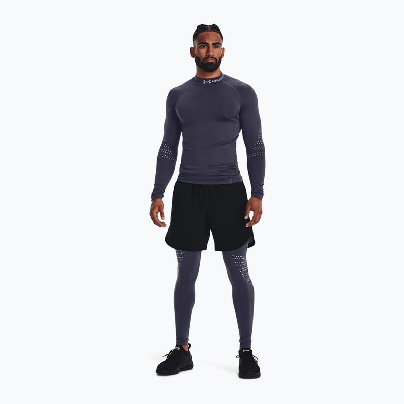 Under Armour мъжка тениска с дълъг ръкав Ua Cg Armour Novelty Mock grey 1373828-558 3