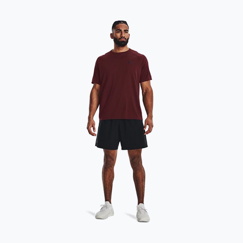 Мъжка тренировъчна тениска Under Armour UA Tech 2.0 SS Tee Новост бордо 1345317 5