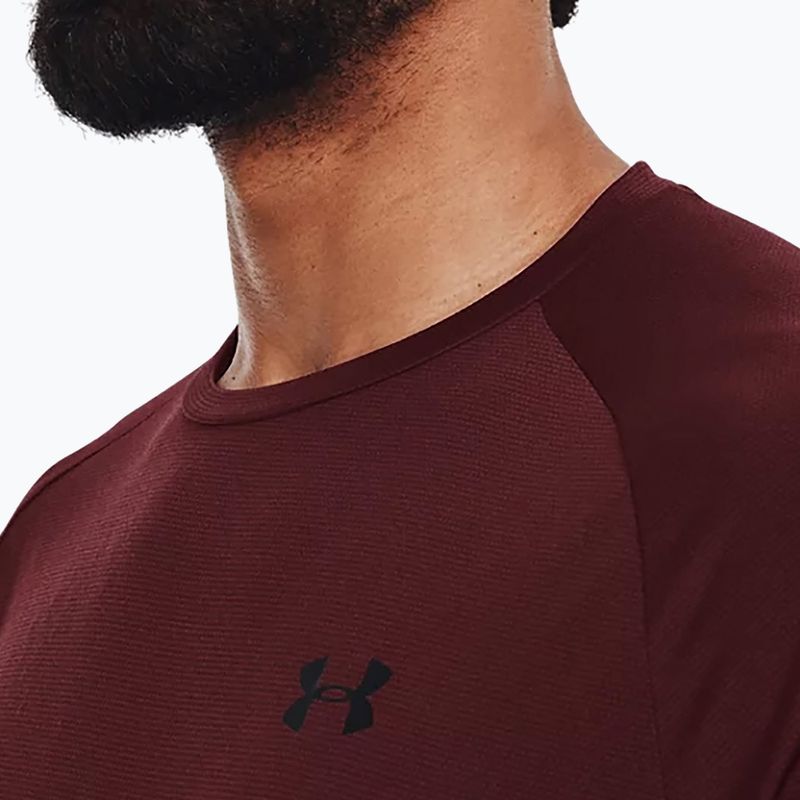 Мъжка тренировъчна тениска Under Armour UA Tech 2.0 SS Tee Новост бордо 1345317 6
