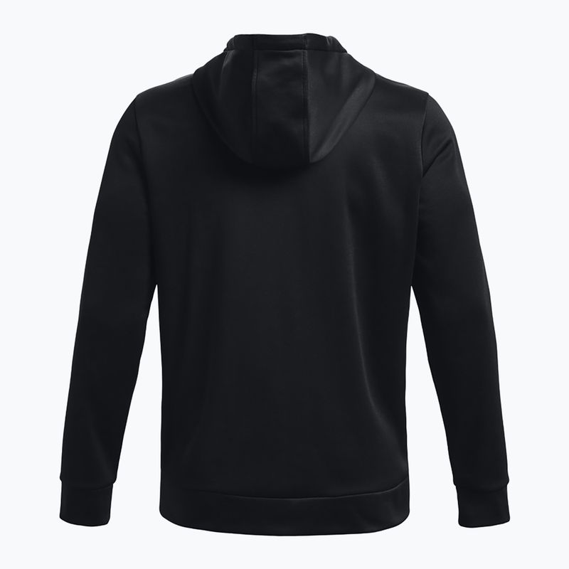 Мъжки суитшърт Under Armour Fleece FZ Hoodie black/black 6