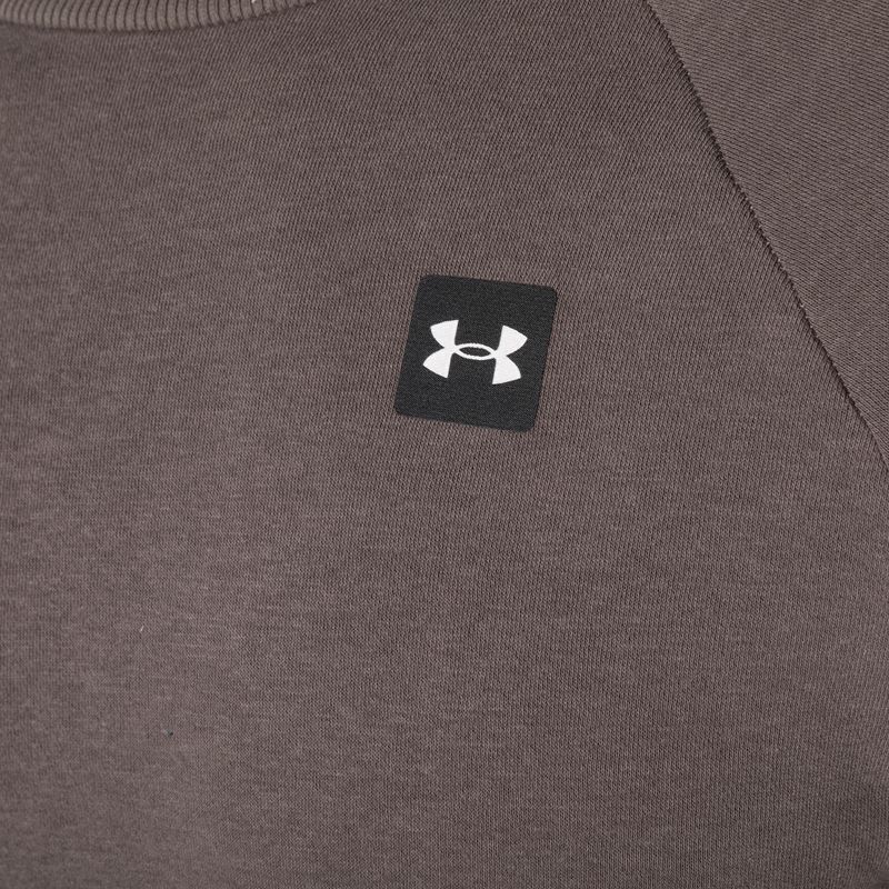 Мъжки суитшърт Under Armour Rival Fleece Crew кафяв 7