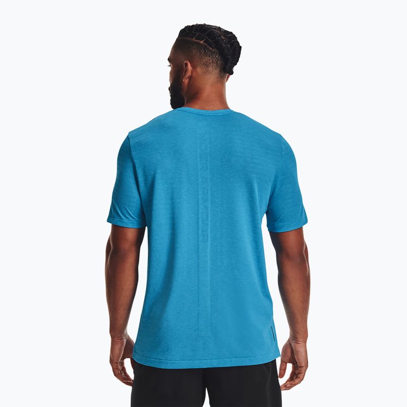 Мъжка тренировъчна тениска Under Armour UA Rush Seamless Geosport SS blue 1370441 2