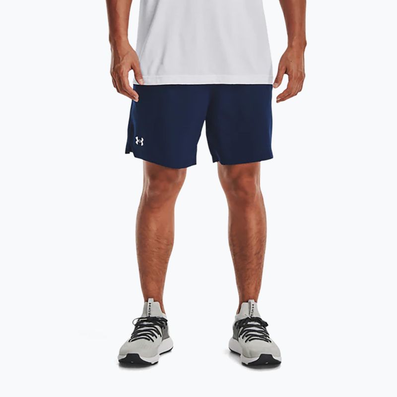 Мъжки къси панталони за тренировка Under Armour Vanish Woven 6in тъмно синьо 1373718-408