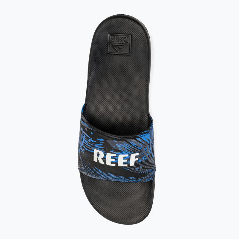 Джапанки REEF One Slide за мъже в черно и синьо CJ0612 6