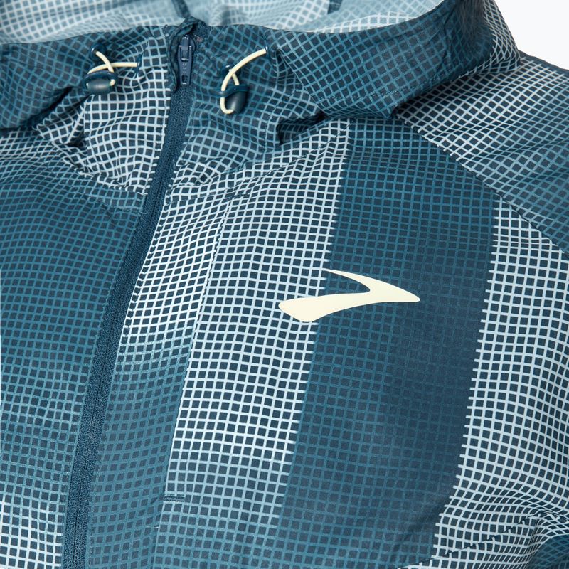 Мъжко яке за бягане Brooks Canopy indigo rush/altitude print 3