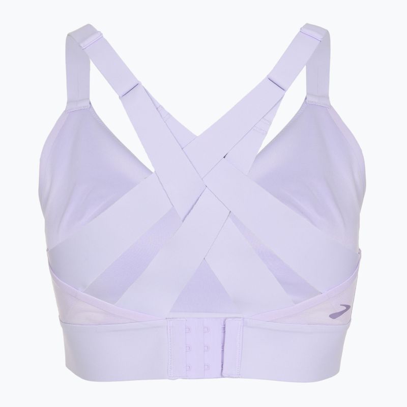 Спортен сутиен Brooks Interlace violet dash training bra 2
