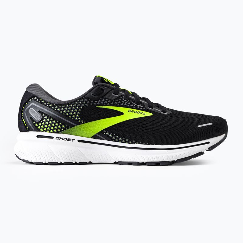 Мъжки обувки за бягане BROOKS Ghost 14 black-green 1103691D047 2
