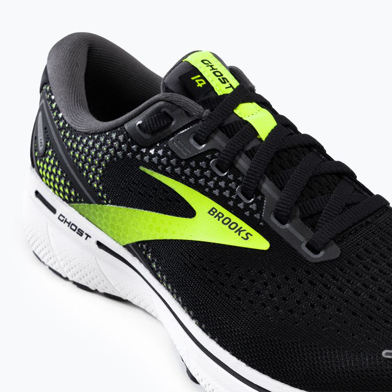 Мъжки обувки за бягане BROOKS Ghost 14 black-green 1103691D047 8