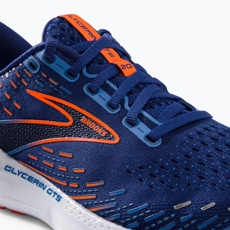 Мъжки обувки за бягане BROOKS Glycerin GTS 20 navy blue 1103831D444 8
