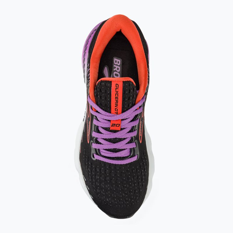Дамски обувки за бягане Brooks Glycerin GTS 20 black/bellflower/fiesta 5