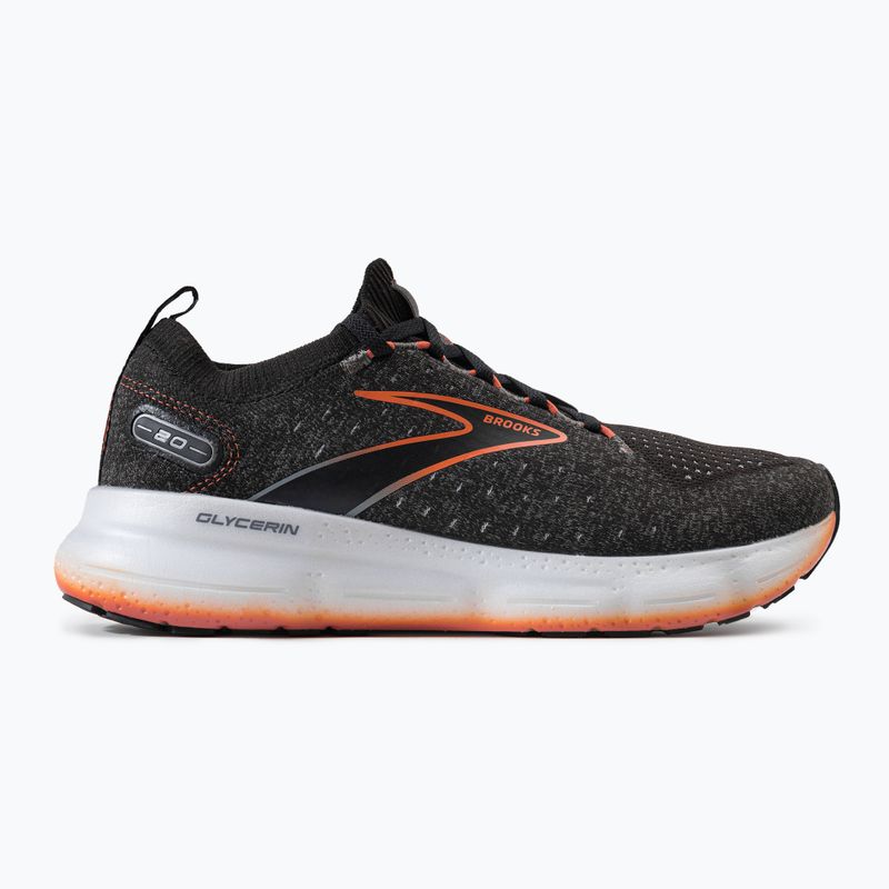 Мъжки обувки за бягане BROOKS Glycerin StealthFit 20 black/red 1103841D003 2