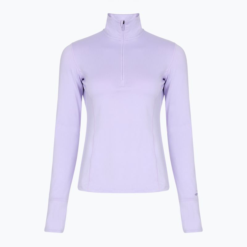 Дамски Brooks Dash 1/2 Zip violet dash running sweatshirt