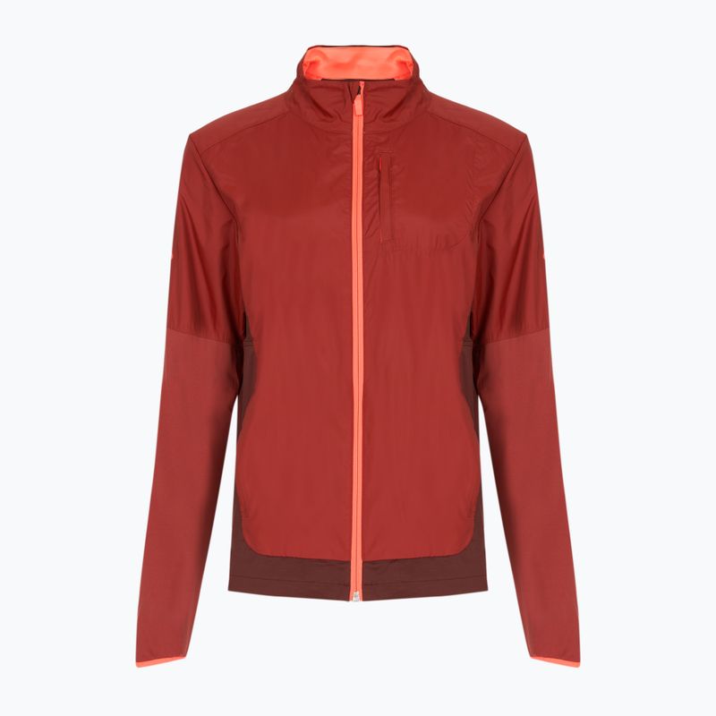 Мъжко яке за бягане Brooks Fusion Hybrid copper/run raisin