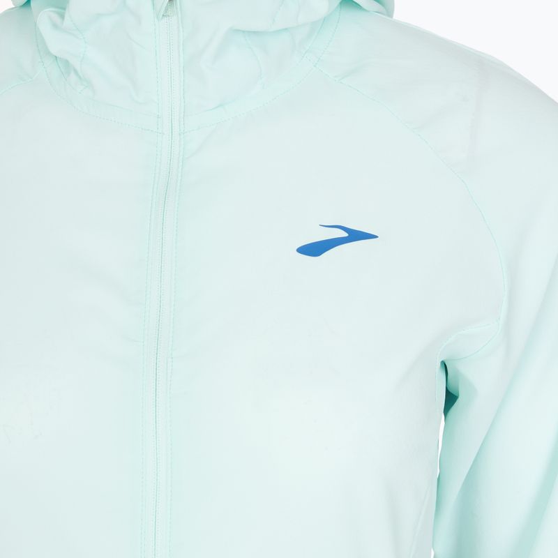 Дамско яке за бягане Brooks Canopy ice blue 3