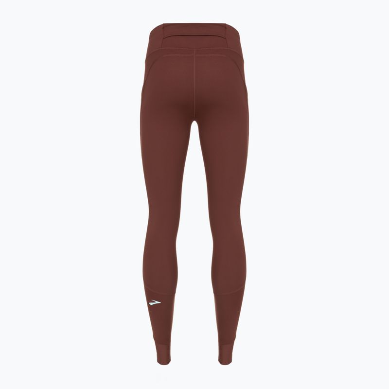 Дамски клинове за бягане Brooks Momentum Thermal Tight raisin 2