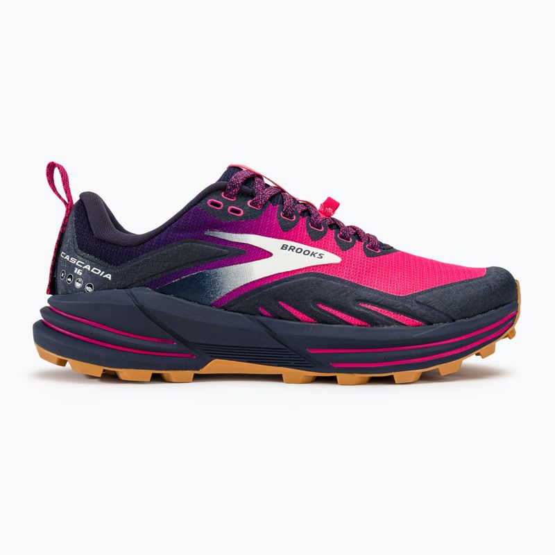 Brooks Cascadia 16 дамски обувки за бягане peacoat/pink/biscuit 2