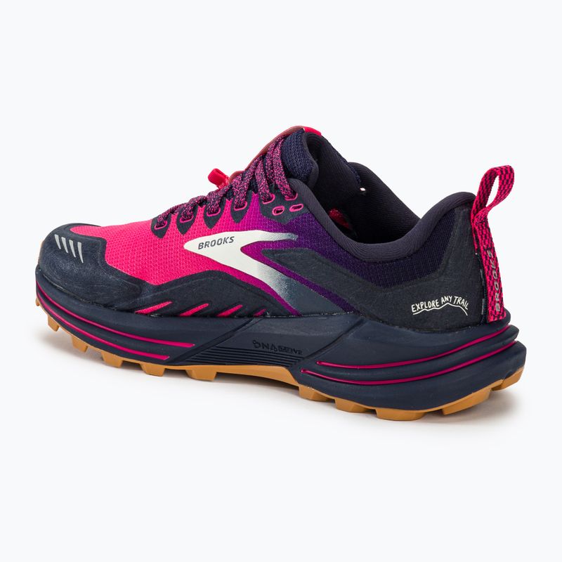 Brooks Cascadia 16 дамски обувки за бягане peacoat/pink/biscuit 3