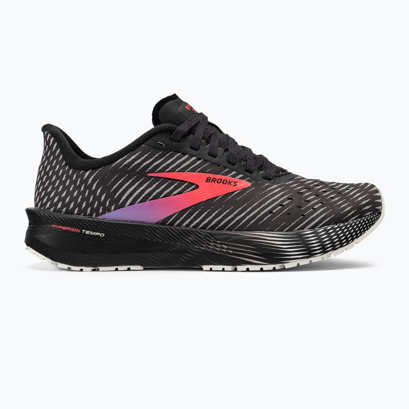 Дамски обувки за бягане Brooks Hyperion Tempo черни/коралови/лилави 2