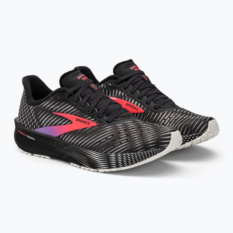 Дамски обувки за бягане Brooks Hyperion Tempo черни/коралови/лилави 4