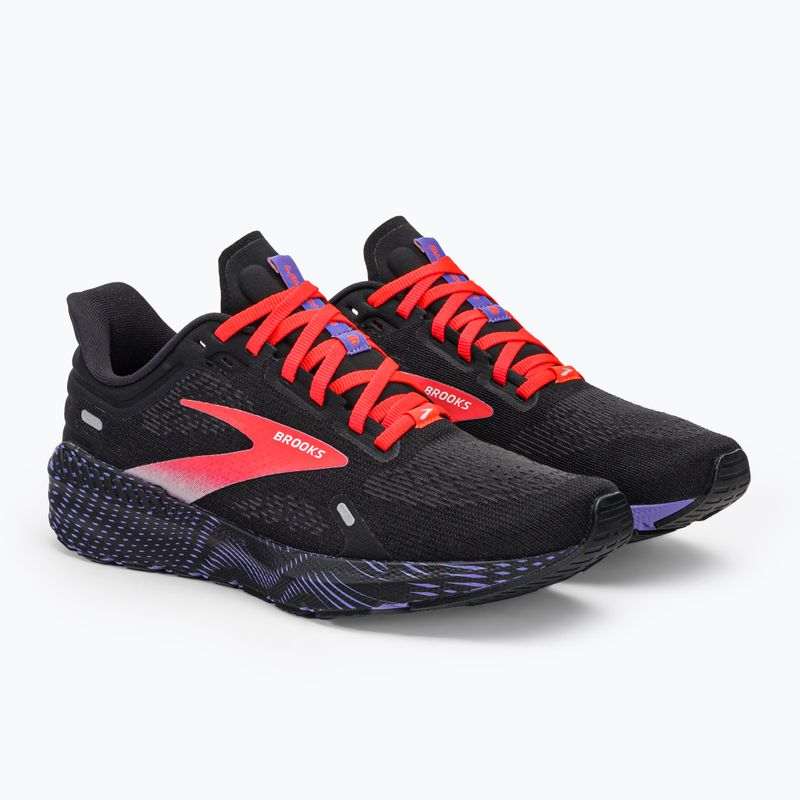 Дамски обувки за бягане Brooks Launch GTS 9 black/coral/purple 4