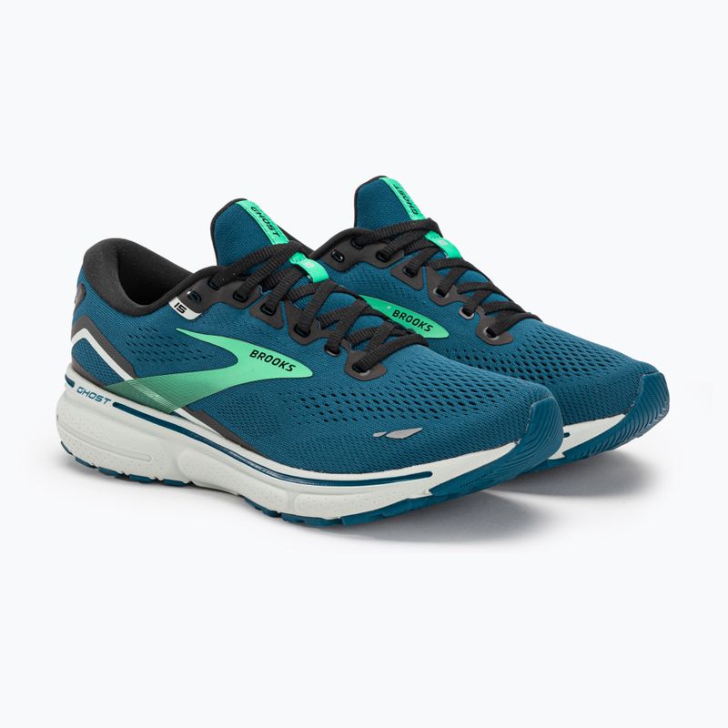 Мъжки обувки за бягане Brooks Ghost 15 morrocan blue/black/spring bud 4