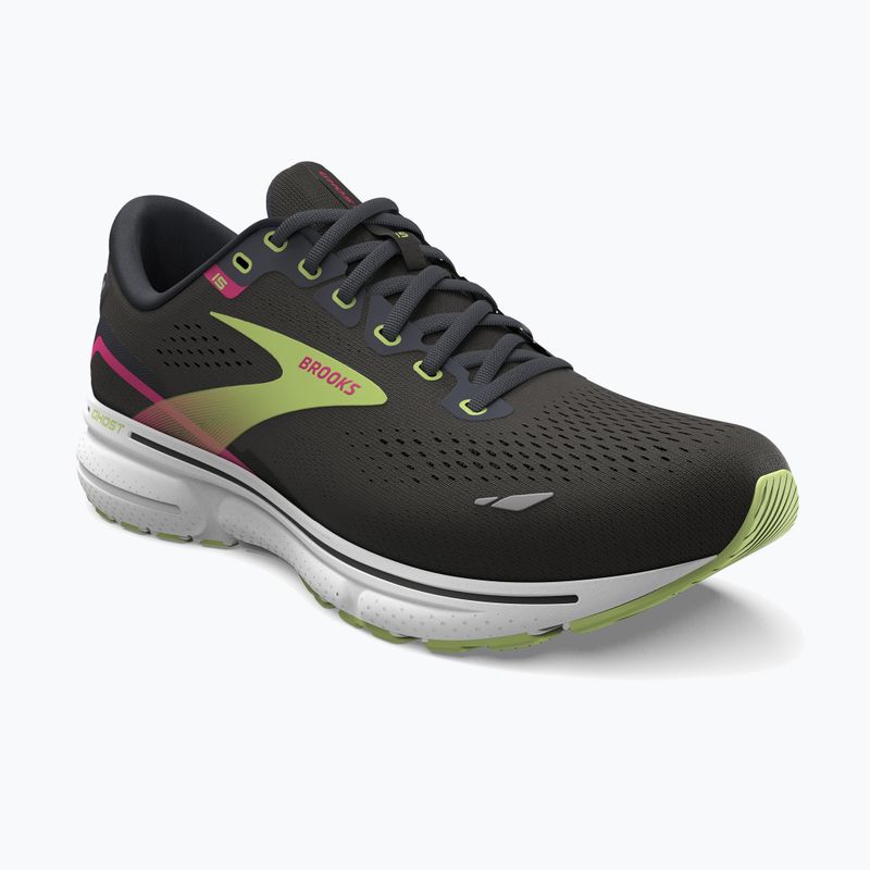 Brooks Ghost 15 дамски обувки за бягане черно/ебон/остро зелено 11