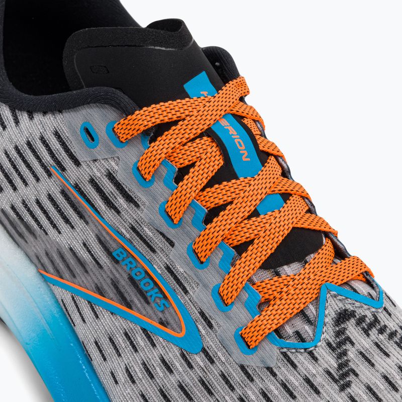 Мъжки обувки за бягане Brooks Hyperion сиво/атомично синьо/кафяво 8