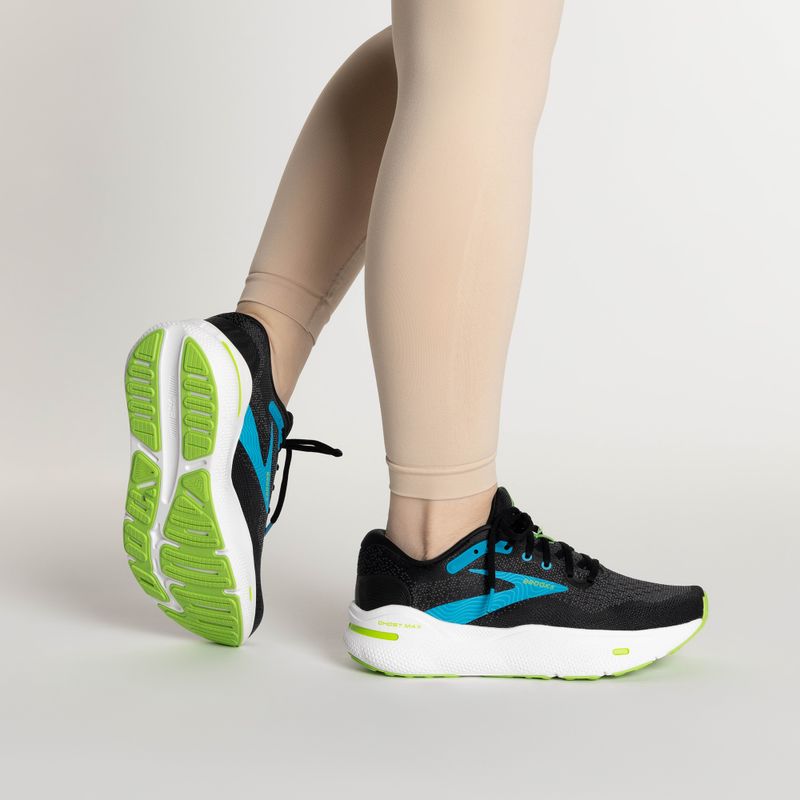 Мъжки обувки за бягане Brooks Ghost Max black/atomic blue/jasmine 2