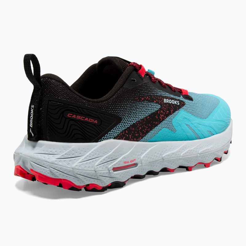 Дамски обувки за бягане Brooks Cascadia 17 blueefish/black/diva pink 10