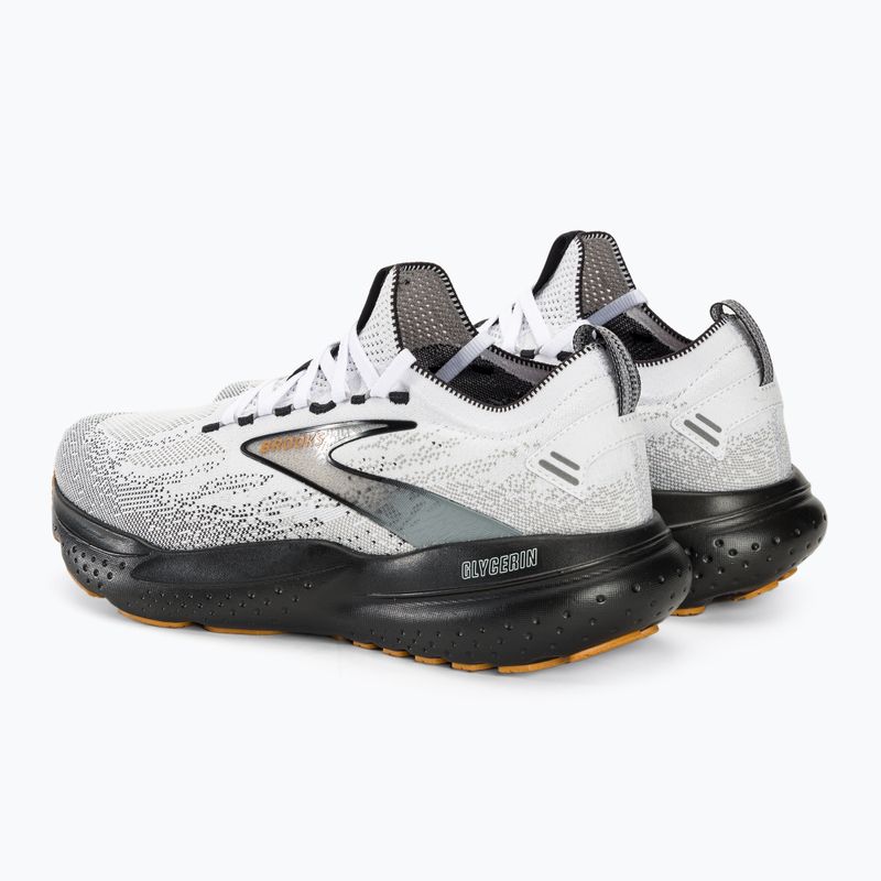 Brooks Glycerin StealthFit 21 мъжки обувки за бягане бяло/сиво/черно 4