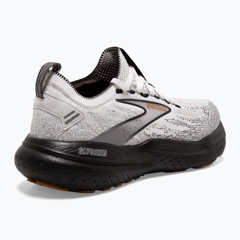 Brooks Glycerin StealthFit 21 мъжки обувки за бягане бяло/сиво/черно 10