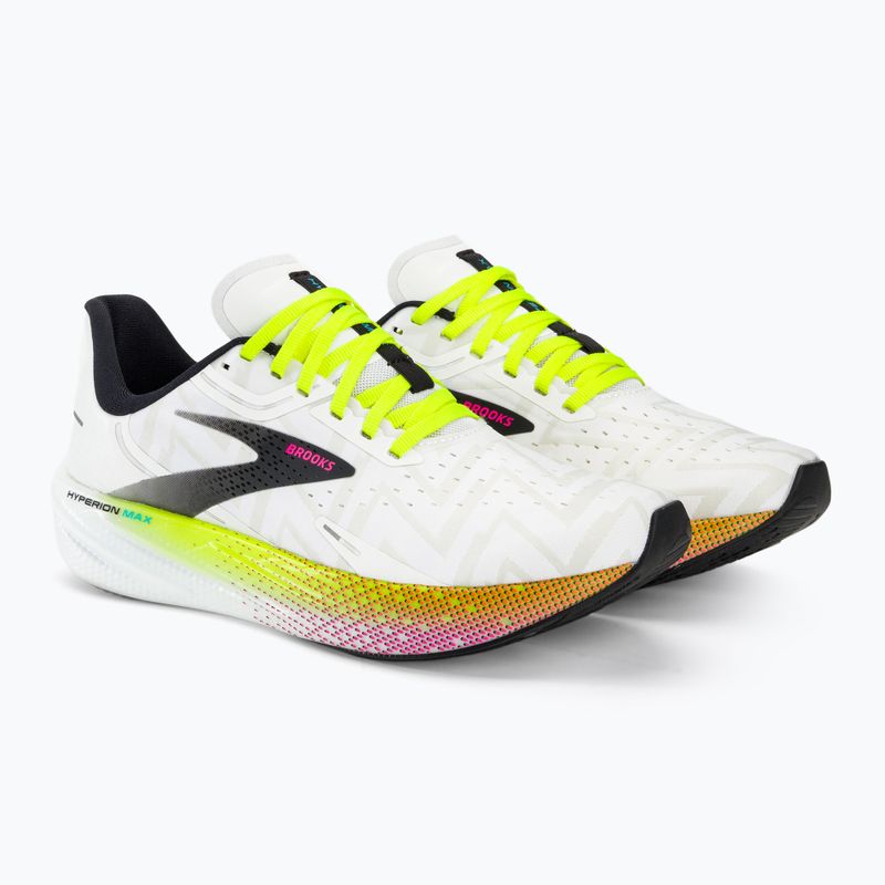 Мъжки обувки за бягане Brooks Hyperion Max white/black/nightlife 4