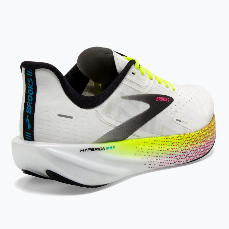 Дамски обувки за бягане Brooks Hyperion Max white/black/nightlife 9