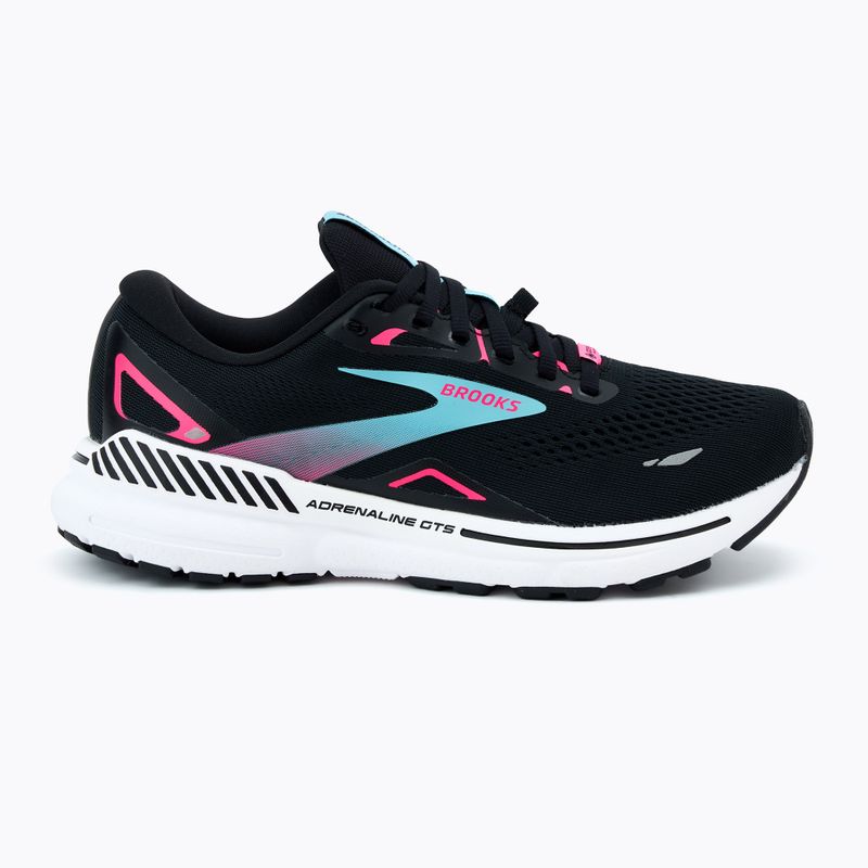 Дамски обувки за бягане Brooks Adrenaline GTS 23 GTX black/knockout pink/aqua 2