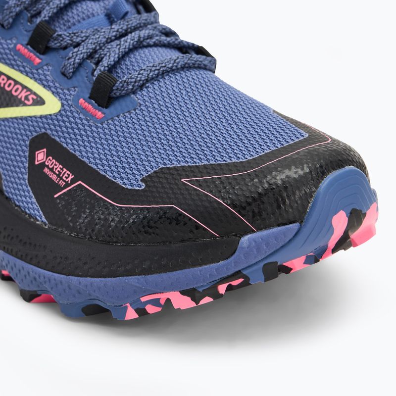 Brooks Cascadia 18 GTX дамски маратонки сиво-синьо/черно/розово 7