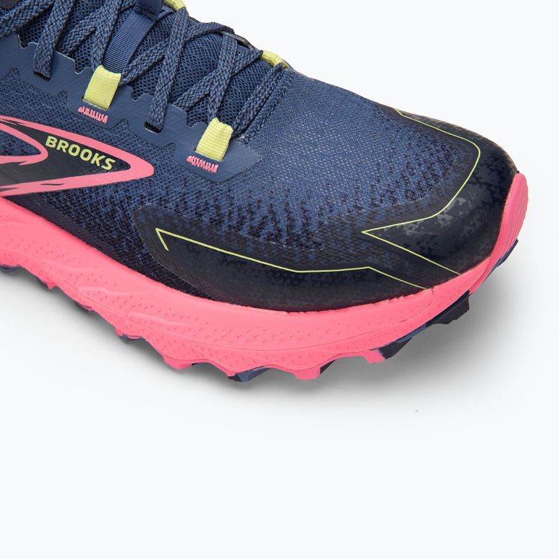 Дамски обувки за бягане Brooks Cascadia 18 grey blue/pink/sunny lime 7
