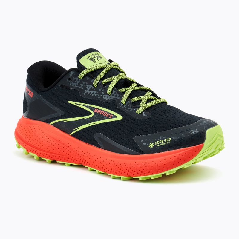 Мъжки обувки за бягане Brooks Divide 5 GTX black/cherry/lime