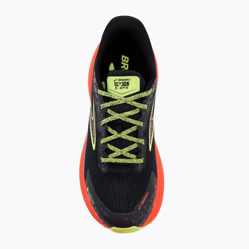 Мъжки обувки за бягане Brooks Divide 5 GTX black/cherry/lime 5