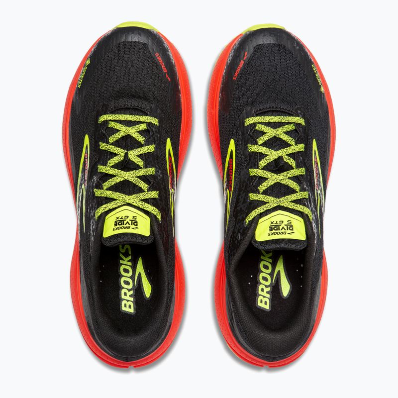 Мъжки обувки за бягане Brooks Divide 5 GTX black/cherry/lime 14