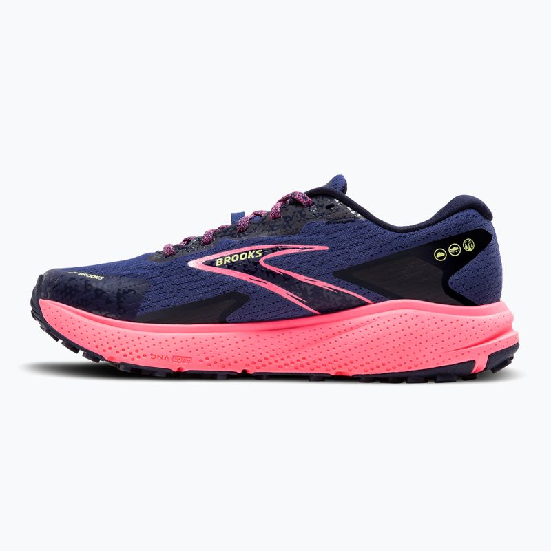 Дамски обувки за бягане Brooks Divide 5 GTX grey blue/pink/lime 10