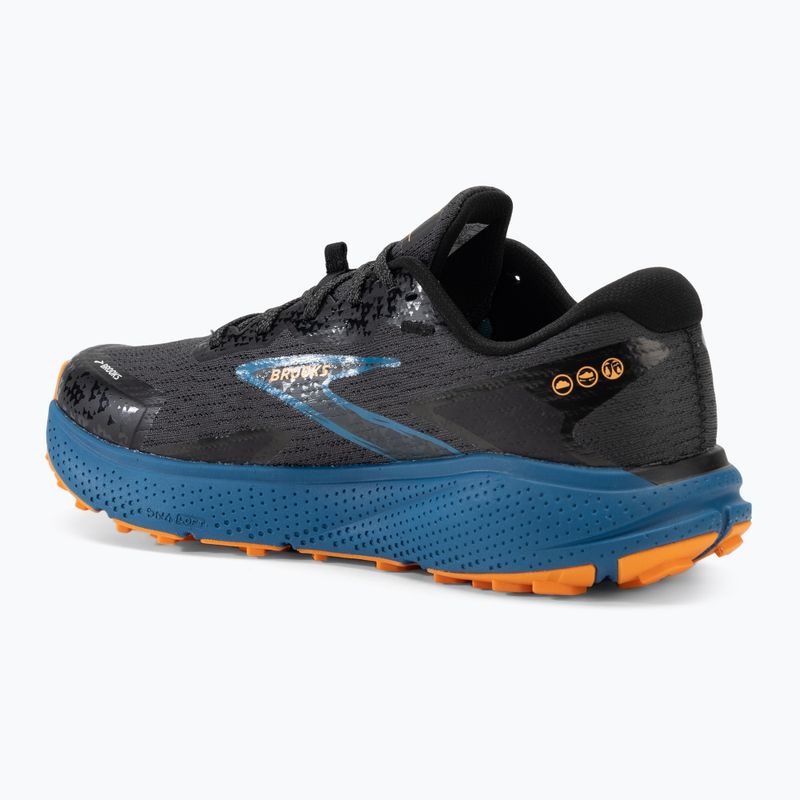 Мъжки обувки за бягане Brooks Divide 5 ebony/blue sapphire/orange 3