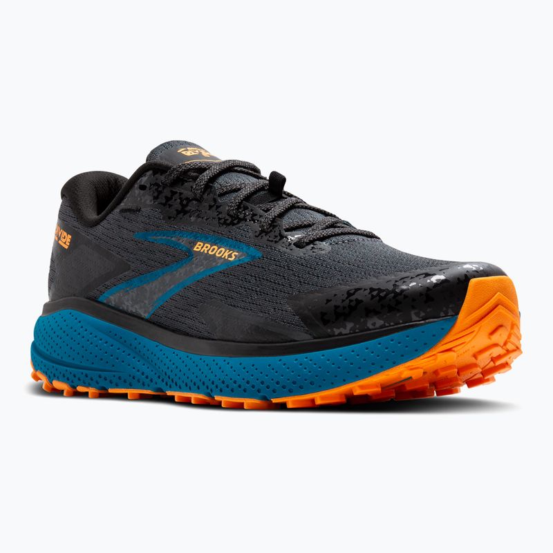 Мъжки обувки за бягане Brooks Divide 5 ebony/blue sapphire/orange 8