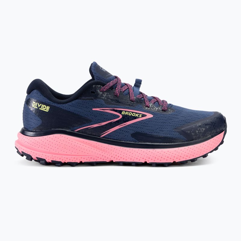 Дамски обувки за бягане Brooks Divide 5 grey blue/pink/lime 2