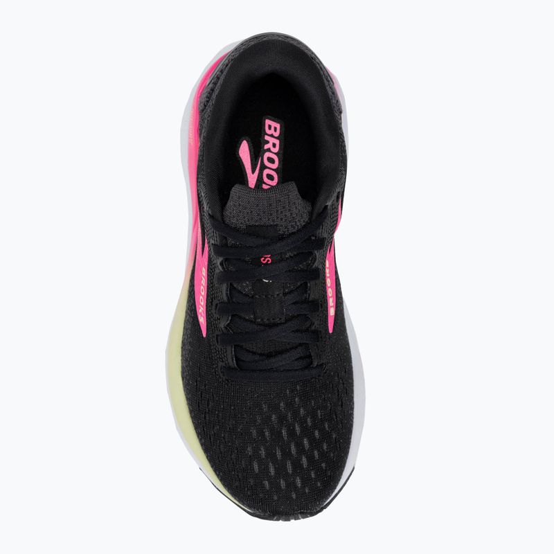 Дамски обувки за бягане Brooks Ghost 16 black/pink/yellow 5