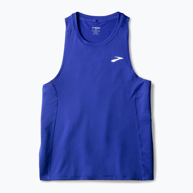 Мъжки спортен екип Brooks Atmosphere Singlet 3.0 за бягане neo blue 6