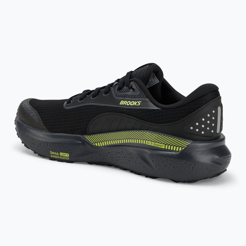 Мъжки обувки за бягане Brooks Adrenaline GTS 24 Weatherized black/ebony/new yellow 3
