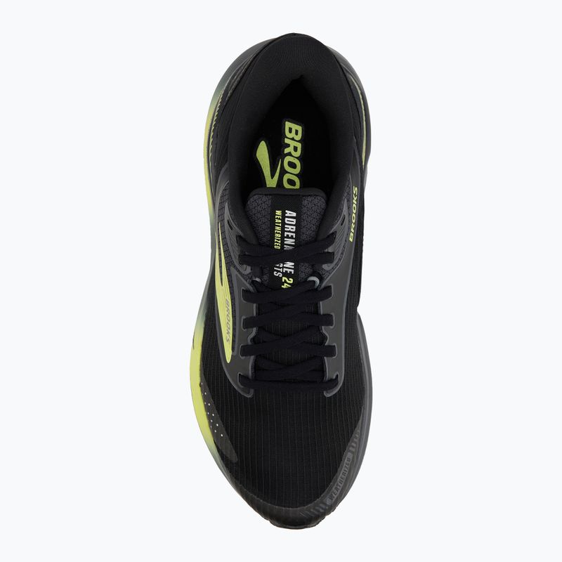 Мъжки обувки за бягане Brooks Adrenaline GTS 24 Weatherized black/ebony/new yellow 5