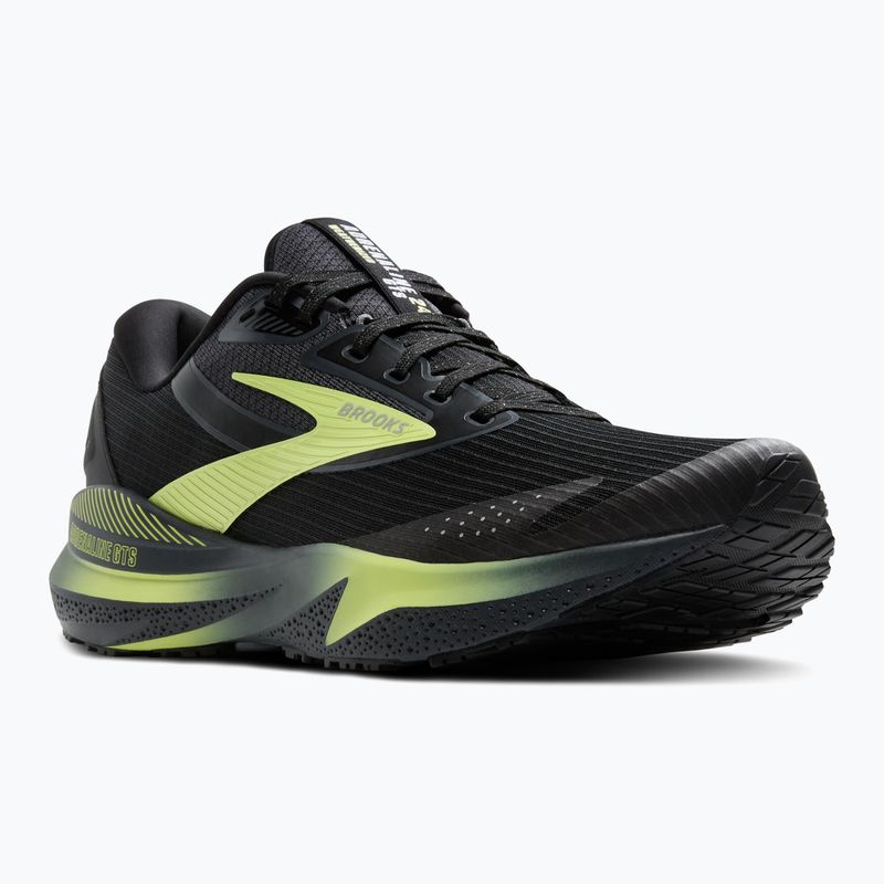 Мъжки обувки за бягане Brooks Adrenaline GTS 24 Weatherized black/ebony/new yellow 8