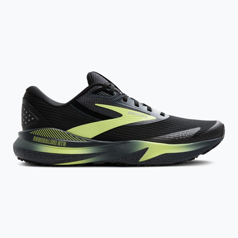 Мъжки обувки за бягане Brooks Adrenaline GTS 24 Weatherized black/ebony/new yellow 9