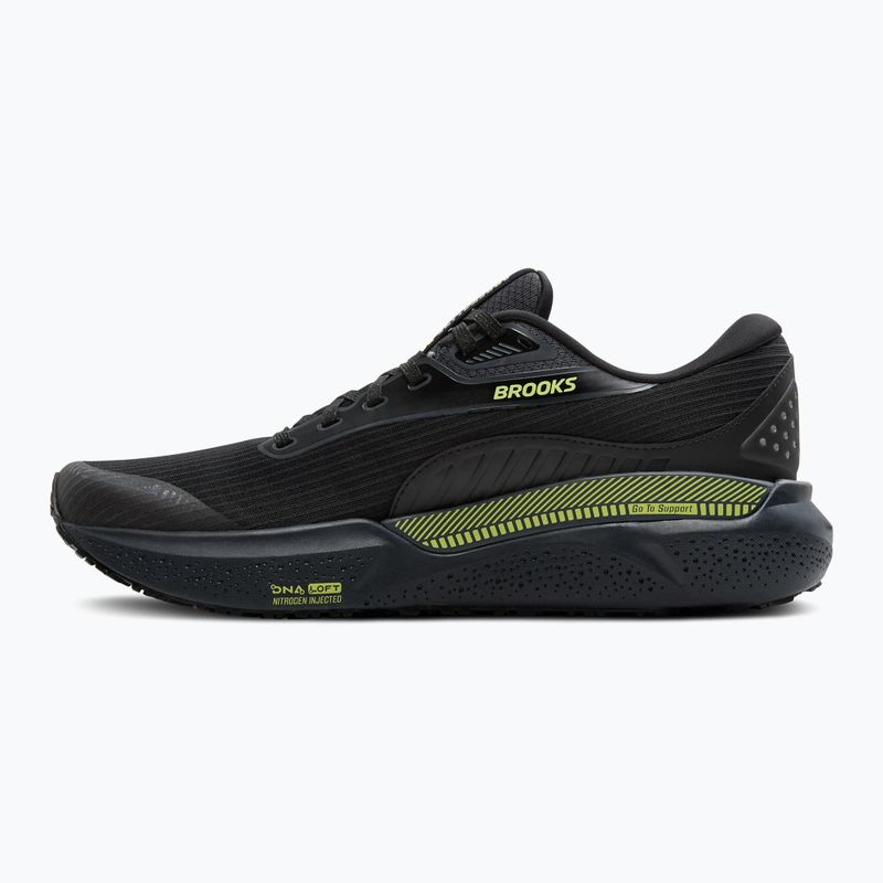 Мъжки обувки за бягане Brooks Adrenaline GTS 24 Weatherized black/ebony/new yellow 10